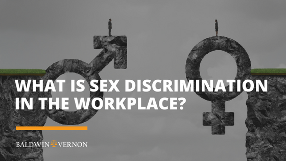 sex discrimination at work