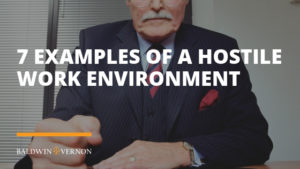 what is an example of a hostile work environment