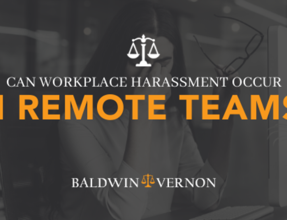 What is sexual harassment in the workplace? | Baldwin and Vernon