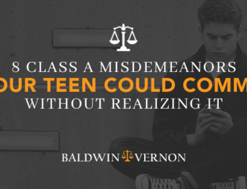 8 Class A misdemeanors 1 Felony your teen could commit without realizing it
