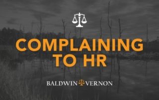 should you take a complaint to hr?