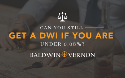 Can You Still Get a DWI If You Are Under 0.08%