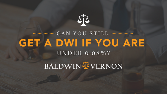 can you get a DWI if you are under the legal limit